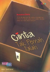 Cinta tak pernah salah