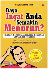 Daya ingat anda semakin menurun?