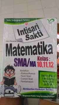 Intisari sakti matematika SMA/MA