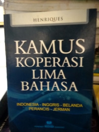 Kamus koperasi lima bahasa